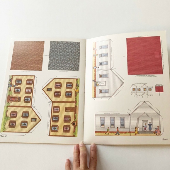 VTG 1987 AG Smith Easy to Make Playtime Village Paper Model Kit Book NEW - Picture 6 of 7